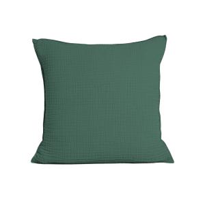 Housse de coussin en gaze de coton 40x40cm Cyprès