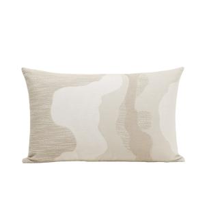 Housse de coussin en Jacquard de textures minérales