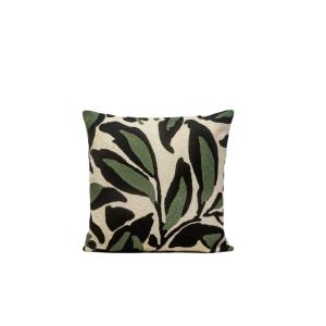 Housse de coussin en laine blanc 40x40 cm