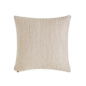 Housse de coussin en laine naturel 50x50 cm