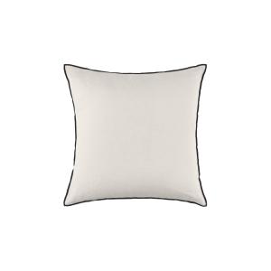 Housse de coussin en lin beige 40x40 cm