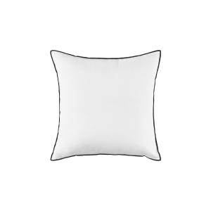 Housse de coussin en lin blanc 40x40 cm