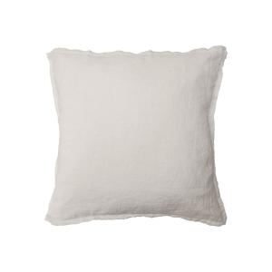 Housse de coussin en lin lavé Ficelle 40x40cm