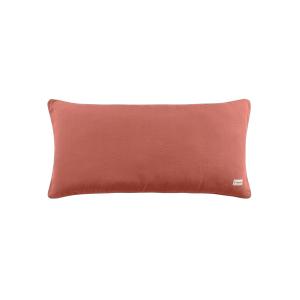 Housse de coussin en lin rouge XXL