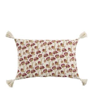 Housse de coussin en polycoton - 60 x 40 cm
