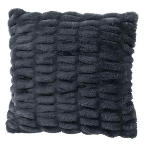 Housse de coussin en polyester gris foncé 45x45cm