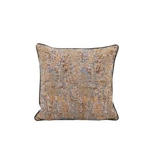 Housse de coussin en polyester marron 40x40 cm