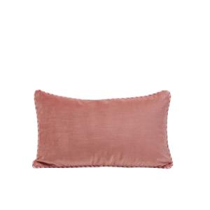 Housse de coussin en polyester rose 28x47 cm