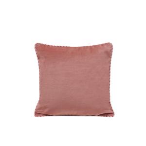 Housse de coussin en polyester rose 40x40 cm