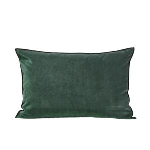 Housse de coussin en polyester vert 40x60 cm