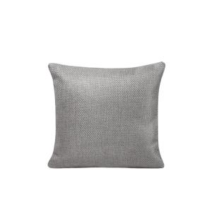 Housse de coussin en Tissage toile à l'effet satiné Gris