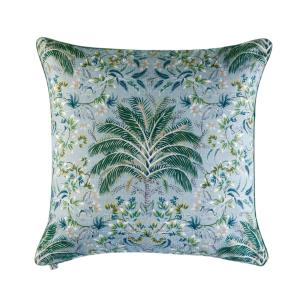 Housse de coussin en Toile de coton imprimée d'un motif vég…