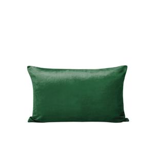 Housse de coussin en Velours de coton satiné bicolore Vert