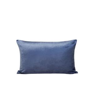 Housse de coussin en velours Glacier et taupe 28x47 cm