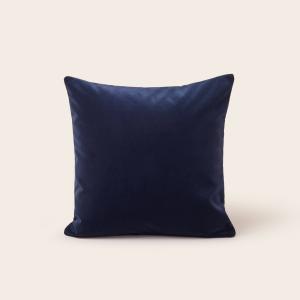 Housse de coussin en Velours mat au tissage dense Bleu