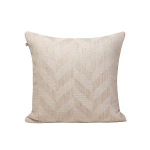 Housse de coussin en viscose ecru 50x50 cm