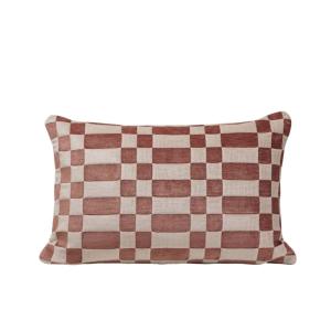 Housse de coussin en viscose orange 40x60 cm