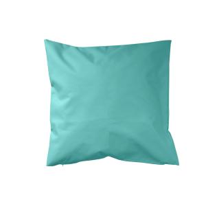 Housse de coussin extérieur avec zip polyester/toile vert m…