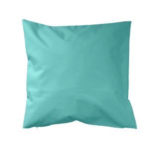 Housse de coussin extérieur avec zip polyester/toile vert m…