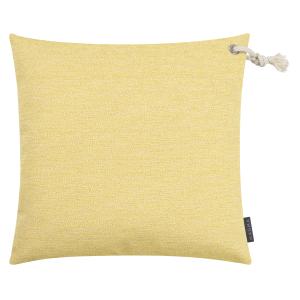 Housse de coussin extérieur chinée moutarde - 50x50