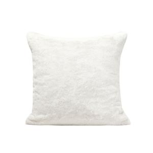 Housse de coussin Fausse fourrure souple au toucher ultra d…