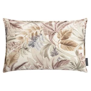 Housse de coussin floral tons chauds 40x60 cm