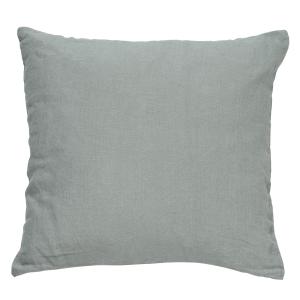 Housse de coussin gris en laine 45x45 cm uni