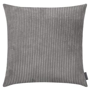 Housse de coussin gros velours cotelé anthracite 60x60 cm