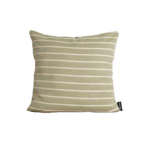 Housse de coussin jacquard 100 % coton vert 45x45 cm