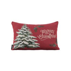 Housse de coussin jacquard multicolore 30x50cm