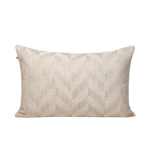 Housse de coussin Jacquard tissé aux fils méchés, motif che…