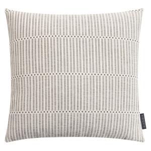 Housse de coussin jacquard velours chenille gris 45x45