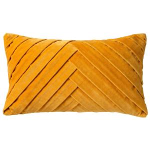 Housse de coussin Jaune 30x50 cm - Couleur unie