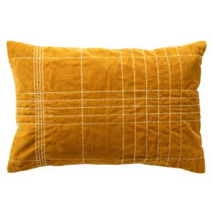 Housse de coussin jaune 40x60 cm