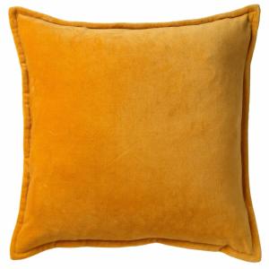 Housse de coussin Jaune 50x50 cm - Couleur unie