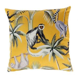 Housse de coussin Jaune polyester 40 X 40cm