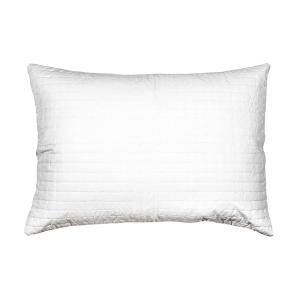 Housse de coussin molletonée blanche 50X70 CM