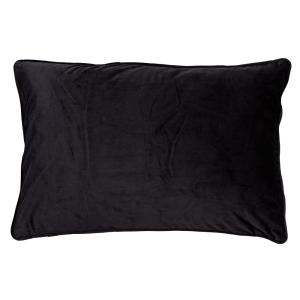 Housse de coussin Noir 40x60 cm - Couleur unie