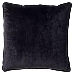 Housse de coussin Noir 60x60 cm - Couleur unie