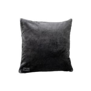 Housse de coussin polaire gris 45 x 45 cm