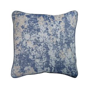 Housse de coussin  pur coton bleu 30x50 cm