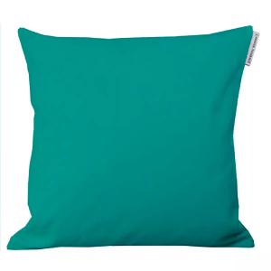 Housse de coussin  pur coton bleu 50x50 cm