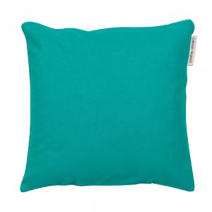 Housse de coussin  pur coton vert 40x40 cm