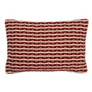 Housse de coussin rouge 40x60 cm