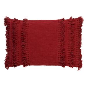 Housse de coussin Rouge 40x60 cm - Couleur unie