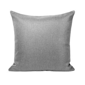 Housse de coussin tissage toile à l'effet satiné gris 60x60…