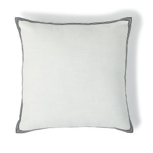 Housse de coussin toile de coton blanc 50x50