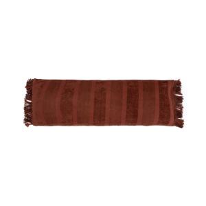 Housse de coussin Velours Bourgogne 35x100x10cm