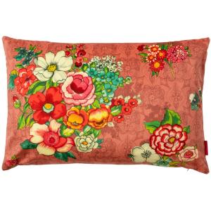 Housse de coussin velours HANAMI rose