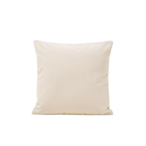 Housse de coussin velours mat ecru 40x40 cm